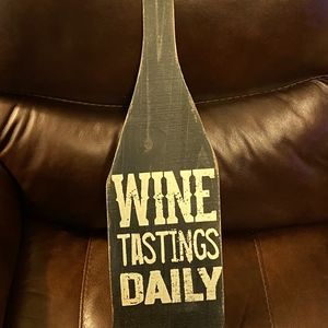 "Wine Tastings Daily" Wall Dēcor